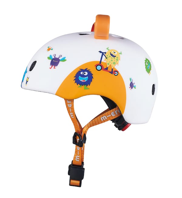 mikrofon für fahrradhelm Helm für Kinderroller / Laufrad / Skateboard Micro Monstres – my Little Rider